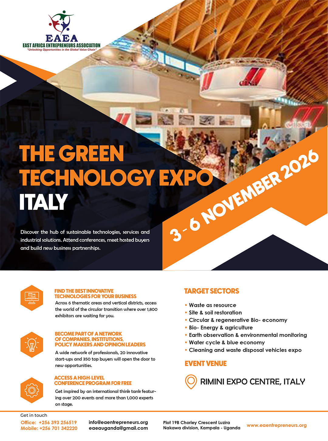 THE GREEN TECHNOLOGY EXPO [ ITALY ] 2026